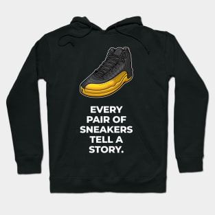 AJ 12 Retro Gold Sneaker Hoodie